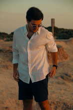 Carregar imagem no visualizador da galeria, Camisa Linho Branca Mosquito