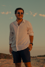 Carregar imagem no visualizador da galeria, Camisa Linho Branca Mosquito