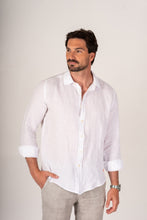 Carregar imagem no visualizador da galeria, Camisa Linho Branca Mosquito