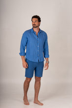 Carregar imagem no visualizador da galeria, Camisa Linho Azul Royal