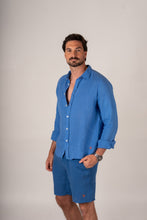 Carregar imagem no visualizador da galeria, Camisa Linho Azul Royal