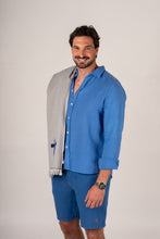 Carregar imagem no visualizador da galeria, Camisa Linho Azul Royal