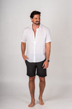 Carregar imagem no visualizador da galeria, Camisa Linho manga curta White