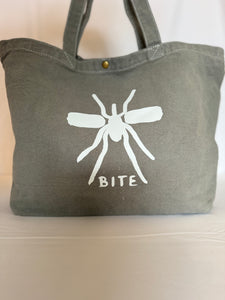 Beach Bag Medio Mosquito Grey