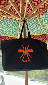 Beach Bag XL Black/Orange Mosquito