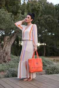 Vestido Copacabana Stripe Multicor