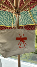 Carregar imagem no visualizador da galeria, Beach Bag XL Beige/Orange Mosquito
