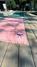 Carregar imagem no visualizador da galeria, Toalha Praia Laranja/Roxo Mosquito
