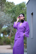 Carregar imagem no visualizador da galeria, Kimono Purple Excl Plumas Mosquito Bronze/Roxo
