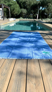 Toalha Praia Azul/Esmeralda Mosquito