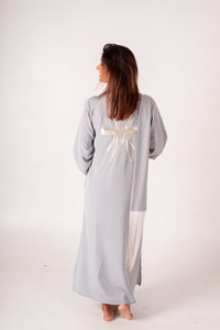 Kimono Cinza Excl Mosquito Prata