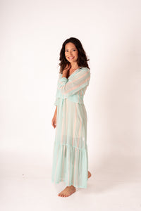 Vestido Copacabana Stripe Verde