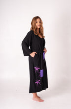 Carregar imagem no visualizador da galeria, Kimono Preto Excl Mini Mosquito Rosa
