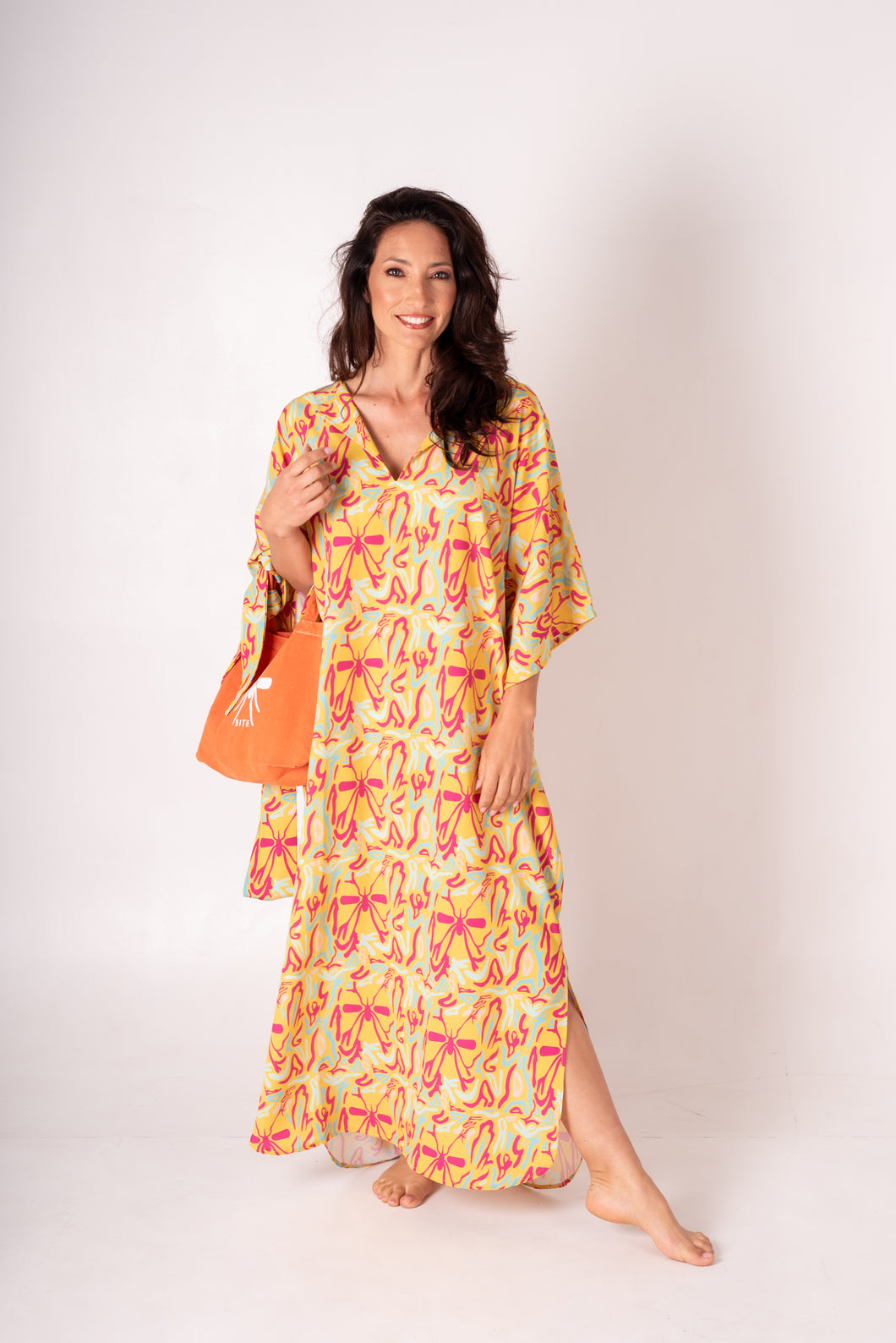 Kaftan Mosquito Safari Yellow