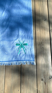 Toalha Praia Azul/Esmeralda Mosquito