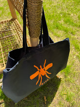 Carregar imagem no visualizador da galeria, Beach Bag XL Navy / Orange
