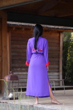 Carregar imagem no visualizador da galeria, Kimono Purple Excl Plumas Mosquito Roxo/Vermelho
