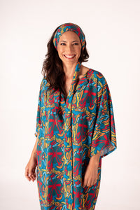 Kaftan Mosquito Safari Petróleo