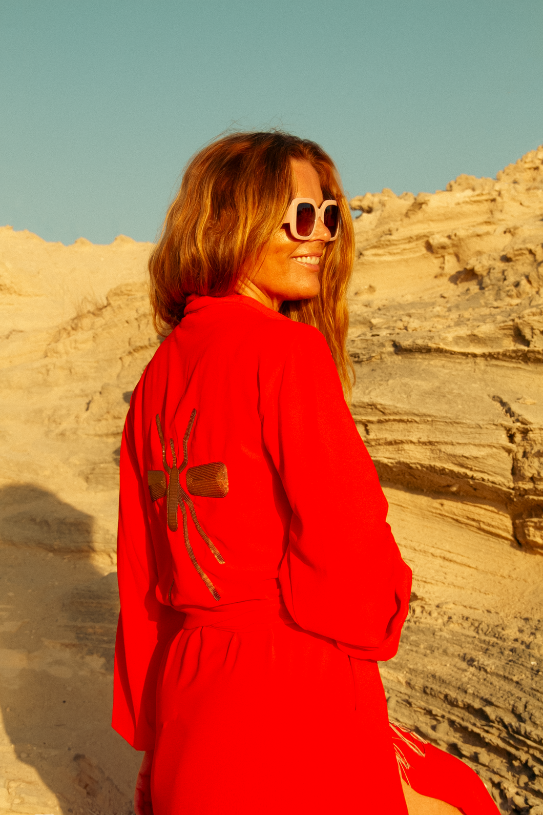 Kimono Verm Exclusivo Mosquito Gold