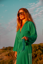 Carregar imagem no visualizador da galeria, Kimono Esmeralda Exclusivo Mosquito Gold
