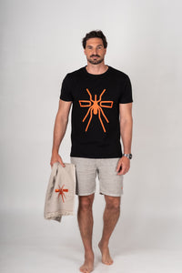 T Shirt Mosquito Black/Orange