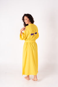 Kimono Amarelo Excl Mosquito Amarelo/Roxo