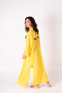 Kimono Amarelo Excl Mosquito Amarelo/Roxo