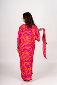 Kaftan Mosquito Safari Rosa/Laranja