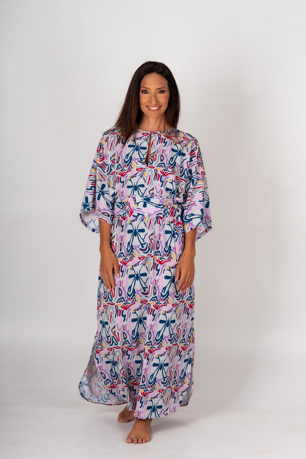 Kaftan Mosquito Safari White