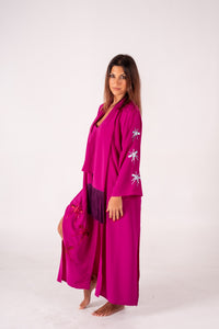 Kimono Rosa Excl Mini Mosquito Rosa/Turquesa