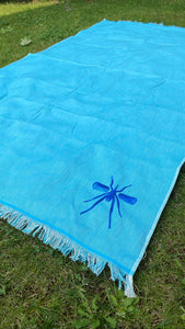 Toalha Praia Turquesa/Azulão Mosquito
