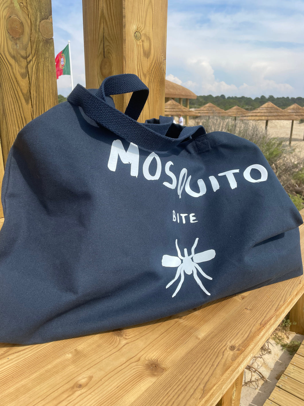 Saco de Praia XL Navy Mosquito