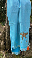 Carregar imagem no visualizador da galeria, Toalha Praia Turquesa/Gold Mosquito
