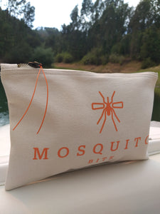 Bolsa Lona Mosquito Off White/Orange