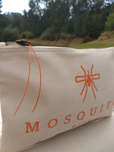 Bolsa Lona Mosquito Off White/Orange