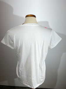 T-Shirt White & Pink