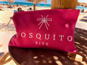 Bolsa Lona Mosquito Pink/White