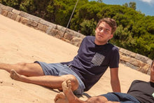 Carregar imagem no visualizador da galeria, T Shirt Navy pocket Mini Mosquito Navy/White
