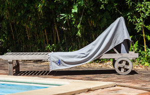 Toalha Praia Cinza/Azulão Mosquito