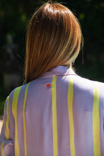 Carregar imagem no visualizador da galeria, Camiseiro Mosquito Stripe Lilás/Lima
