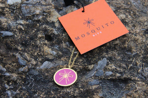 Necklace Mosquito fucsia