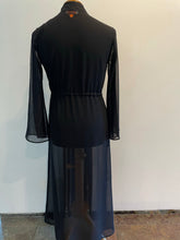 Carregar imagem no visualizador da galeria, Kimono Bite Liso Preto atilho Preto
