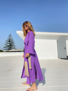 Kimono Purple Exclusivo Mosquito Bronze/Roxo
