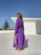 Carregar imagem no visualizador da galeria, Kimono Purple Excl Plumas Mosquito Bronze/Roxo
