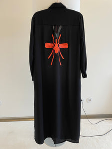 Camiseiro Preto Exclusivo Mosquito Laranja