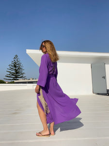 Kimono Purple Exclusivo Mosquito Bronze/Roxo